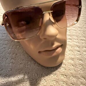 New TOPFOXX Bella gold/coffee tangle free aviator sunglasses